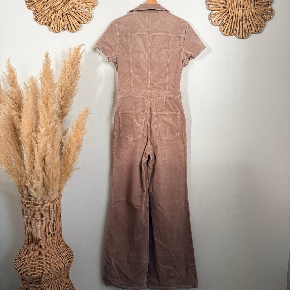 Good American jumpsuit corduroy palao one-piece collared corduroy relaxed Small - Picture 6 of 9